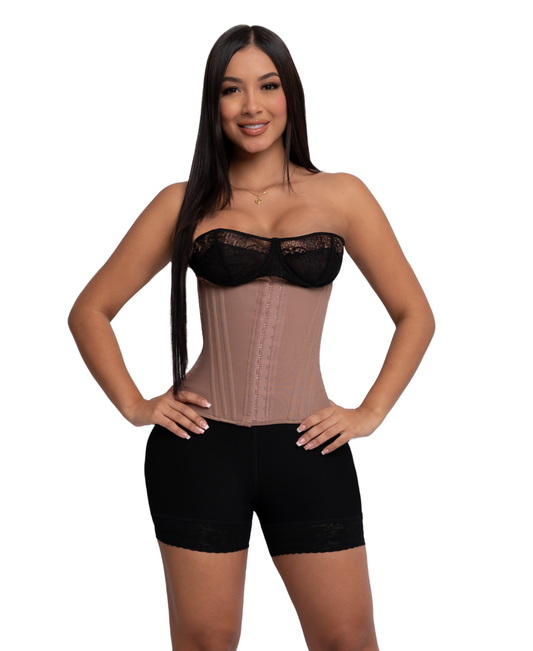  Fajas Mandy Colombian Girdle Shaping Top w Sleeves Back Body  Arms Faja Control Brazos y Espalda Post Surgery Ref 5064 (Black, XS) :  Clothing, Shoes & Jewelry